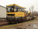 Robel Bahnbau Gruppe 9420 006-5 D-DB am 15. November 2020 im Güterbahnhof Berlin Grünau.