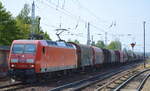 DB Cargo Deutschland AG  mit  145 079-0  [NVR-Number: 91 80 6145 079-0 D-DB] und einem gemischten Güterzug am 29.08.18 Berlin-Hirschgarten.