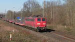 Railpool 151 113-8 fährt im Dienst von DB Cargo von Wanne-Eickel kommend auf die Nokiabahn in Richtung Bochum.