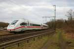 DB Fernverkehr ICE4 9207 (812 xxx) am 30.01.22 in Hanau 