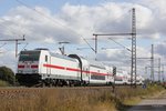 146 556-6 mit IC2 Dostos in Dedensen Gümmer, am 05.10.2016.