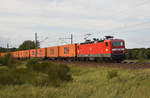 DeltaRail kam mit der schicken 243 050-2 und Container im Schlepp aus Richtung Hamburg.