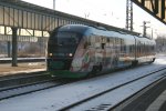 VT 06  Unser Vogtland  als VX am 20.12.09 unterwegs nach Berlin(Zoo).Hier bei der Einfahrt Zwickau(Sachs.)Hbf.