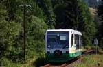 654 036 (VT36) als VBG83142 in Zwota, 16.7.010.