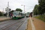  Alt  trifft neu.VT37 nach Zwickau Zentrum trifft am Hp. Zwickau Stadthalle auf VT50.11.06.2012.