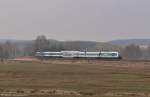 223 066 (92 80 1223 066-2 D-VBG) mit ALX84115 am 29.03.2013 bei Wernberg-Kblitz