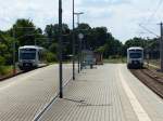 VT53 und VT51 am 22.07.2014 in Neumark(Vogtl.)