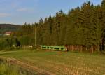 650 661 (VT 26) + 650 657 (VT 22) als WBA1 nach Plattling am 09.06.2014 bei Rohrbach.