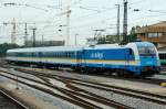 Ein modellbahngerecht-langer ALEX bei Einfahrt in Regensburg Hbf.