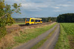 1648 208 mit der OPB 79732 von Regensburg nach Marktredwitz, 10.10.2016