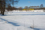 OPB 79731 von Marktredwitz nach Regensburg Hbf bei Reuth bei Erbendorf, 06.01.2017