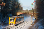 1648 210 als OPB 79737 von Marktredwitz nach Regensburg Hbf bei Reuth bei Erbendorf, 06.01.2017