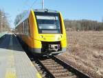 1 648 712 als  OPB20875 (Oberpfalzbahn) nach Marktredwitz  im Haltepunkt Franzensbad Aquaforum (Tschechien).  am 25. Februar 2018.