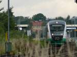 VT13 A der Vogtlandbahn bei Wiesau (Oberpf) nach Schwandorf