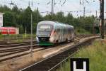 Und er fhrt doch wieder.VT06 als VX nach Berlin(Zoo)am 13.06.2011 bei der Einfahrt in den Zwickauer Hauptbahnhof.