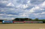 ALEX VBG 223 064 vor ALX 352 Prag - Mnchen, KBS 855 Hof - Regensburg, fotografiert bei Pirkensee zwischen Maxhtte-Haidhof und Regenstauf am 09.05.2012