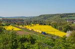 ESG 8 mit Baugerümpel im Maintal bei Himmelstadt Richtung Norden.(5.5.2016)