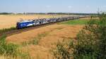 140 774 (evb) mit Autozug vor Riesa (23.07.2013)