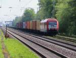 EVB 223 034 (420 14) mit Containerzug in Richtung Wunstorf.