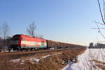 223 031 EVB bei Burgkunstadt am 27.01.2017.