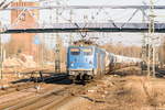 140 824-4 & 140 857-4 EGP - Eisenbahngesellschaft Potsdam mbH mit einem Kesselzug von Berlin Greifswalder Straße nach Deuna in Brandenburg.