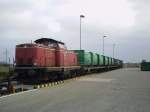 Eine Lok der Emslndischen Eisenbahn Gmbh in Drpen