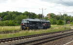 EBS 232 083-6 als Tfzf Richtung Erfurt, am 05.07.2021 in Neudietendorf.