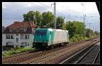 HGK 2010 oder 185 575-8 alleine unterwegs Richtung Buch (NVR-Nummer: 91 80 6185 575-8 D-HGK, Eigentum Alpha Trains, seit 2006 vermietet, gesehen Berlin Karow 18.08.2010)