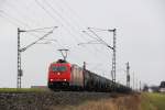 185 586-5 HGK  Heizprofi  bei Reundorf am 11.02.2015.