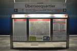 HAMBURG, 07.10.2013, Info-Tafel im U-Bahnhof Überseequartier (Linie U 4)