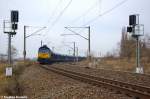 29002 (266 464-7) HHPI - Heavy Haul Power International GmbH mit einem Faeeprrs Ganzzug in Stendal(Wahrburg) und fuhr in Richtung Hauptbahnhof weiter.