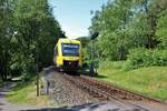HLB/TSB Alstom Lint 41 VT207 am 21.05.18 bei Kelkheim im Taunus 