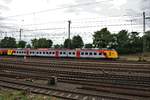 HLB Alstom Coradia Continental 1440 345-5 (ET 145) abgestellt am 19.06.18 in Hanau Hbf vom einer Straße aus fotografiert