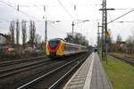 HLB Alstom Coradia Continental ET343 + ET358 (1440 343 + 1440 358) auf Probefahrt in Maintal Ost am 03.02.18.