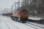 HGK DE 669 als Tfzf am 29.12.2010 durch HH-Harburg