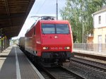 Die 145-CL 014 der HGK bei der Durchfahrt durch den Bahnhof Bonn Mehlen am 24.07.10.