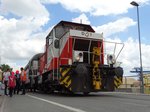 HFM Krauss Maffei MH05 Lok D1 (98 80 0505 009-7 D-HFM) Downside am 17.07.16 beim Osthafen Festival 2016 in Frankfurt