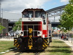 HFM Krauss Maffei MH05 Lok D1 (98 80 0505 009-7 D-HFM) am 17.07.16 beim Osthafen Festival 2016 in Frankfurt