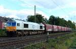 247 011-0 der Euro Cargo Rail brummt am 10.09.2015 durch Lintorf