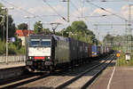 MRCE 185 407-4 unterwegs für TXL durchfährt Recklinghausen Hbf.