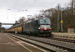 193 604 mit geschlossenen ARS-Autotransportwagen in Fahrtrichtung Norden.