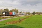 MRCE X4E-664 BR 193 Vectron mit dem EKOL-Zug am 03.10.2018 bei Übersee am Chiemsee.