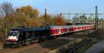 ES 64 U2-005 als RB 16322 nach Eisenach bei der Einfahrt in Naumburg (Saale).