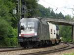 MRCE/Dispolok ES 64 U2-012 (182 512) am 14.08.14 in Aßling mit einen KLV