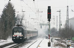 Im Bahnhof Roisdorf wurde die von der DB angemietete ES 64 U2-017 nebst IC am 14.