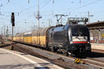 MRCE ES 64 U2-028 durchfährt Bremen Hbf. 22.3.2017