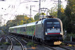 MRCE ES 64 U2-028 unterwegs für Flixtrain mit FLX 1808 nach Hamburg Hbf. in Recklinghausen Hbf. 5.10.2018