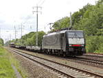  MRCE Dispolok ES 64 F4-456 (189 456) auf dem südlichen Berliner Außenring mit einem kurzem Güterzug am 28.