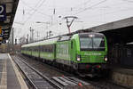 MRCE 193 604-6 in Diensten von FlixTrain mit FLX 30 nach Aachen in Hamm(Westf.) 24.2.2023