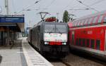 ES 64 F4 - 037 und ES 64 F4 - 110 fahren am 03.08.10 Lz durch Erkner Richtung Berlin.